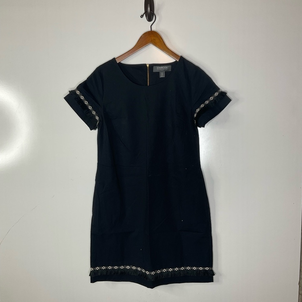Coercion London Black Short Sleeve Midi Dress‎ Size 4